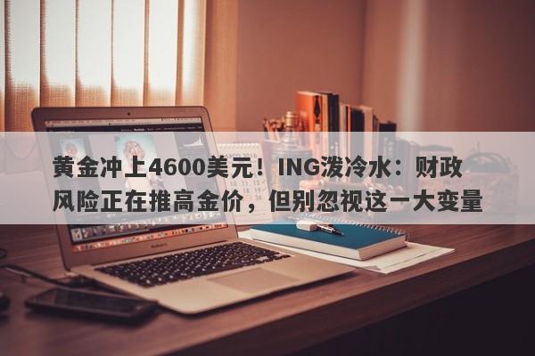 黄金冲上4600美元！ING泼冷水：财政风险正在推高金价，但别忽视这一大变量