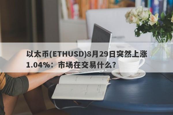 以太币(ETHUSD)8月29日突然上涨1.04%：市场在交易什么？