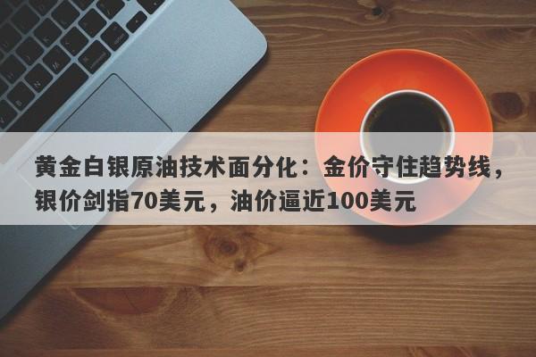 黄金白银原油技术面分化：金价守住趋势线，银价剑指70美元，油价逼近100美元