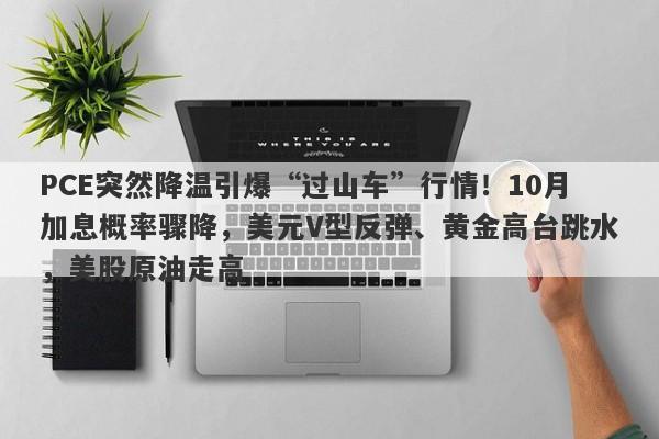 PCE突然降温引爆“过山车”行情！10月加息概率骤降，美元V型反弹、黄金高台跳水，美股原油走高
