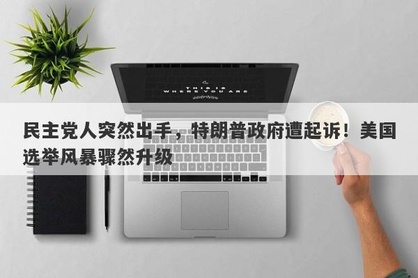 民主党人突然出手,特朗普政府遭起诉!美国选举风暴骤然升级